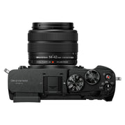 OM SYSTEM PEN Mirrorless Camera with 14-42mm III Lens (Black)