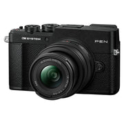 OM SYSTEM PEN Mirrorless Camera with 14-42mm III Lens (Black)