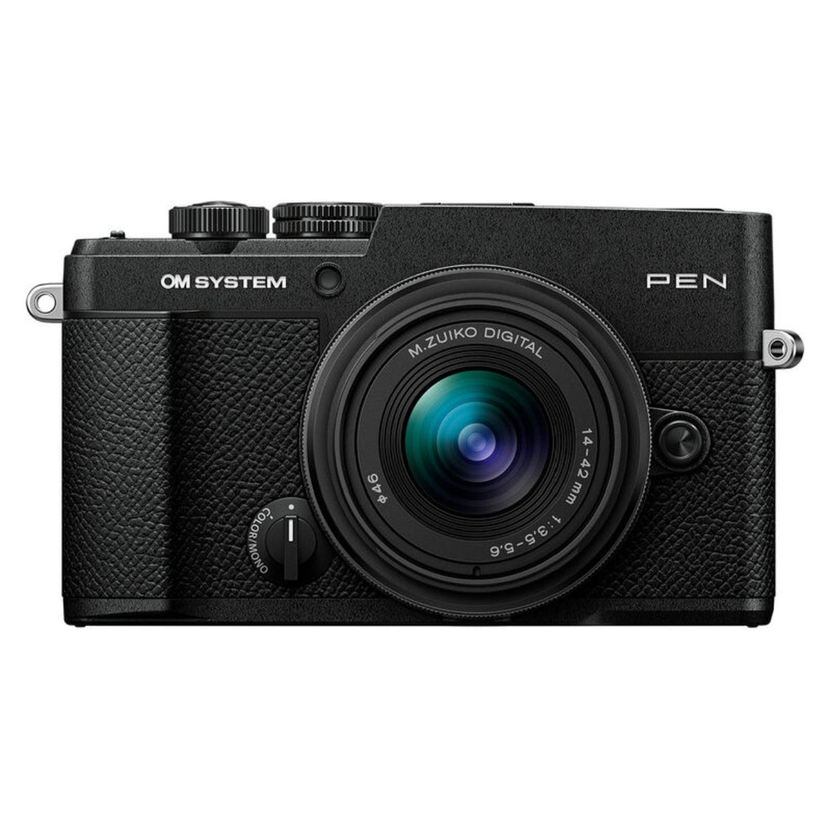 OM SYSTEM PEN Mirrorless Camera with 14-42mm III Lens (Black)