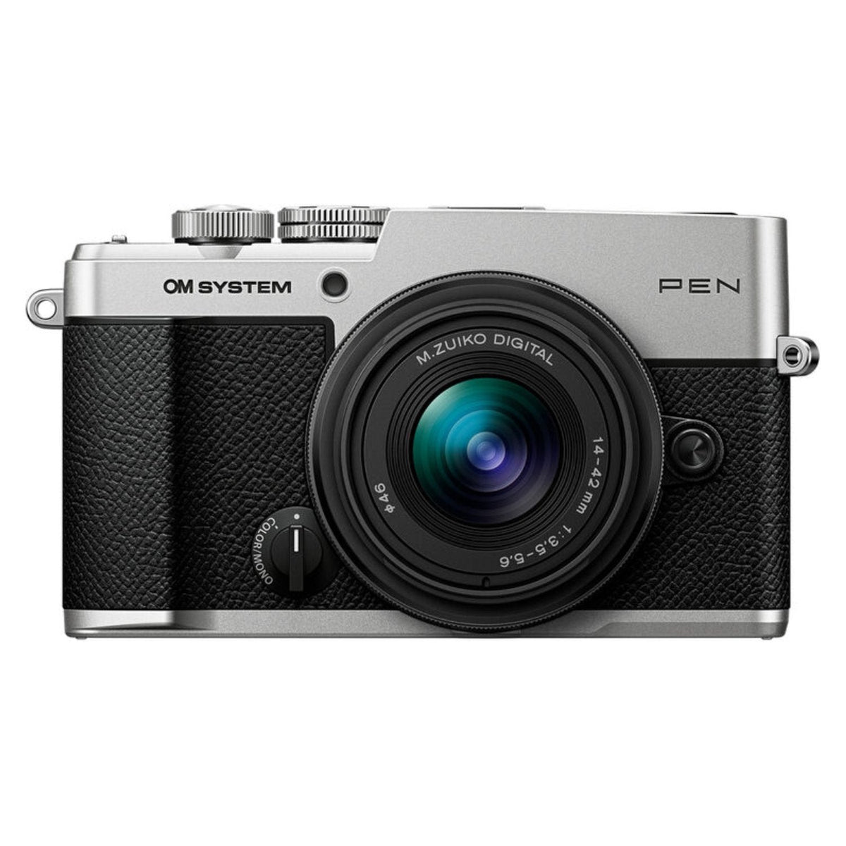 OM SYSTEM PEN Mirrorless Camera with 14-42mm III Lens (Silver)