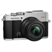 OM SYSTEM PEN Mirrorless Camera with 14-42mm III Lens (Silver)