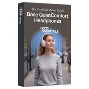 Bose QuietComfort Wireless Over-Ear BT Headphones Black + Extra Earpads + Guide