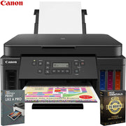 Canon PIXMA G6020 Wireless MegaTank All-in-One Printer with 26 Month and Guide