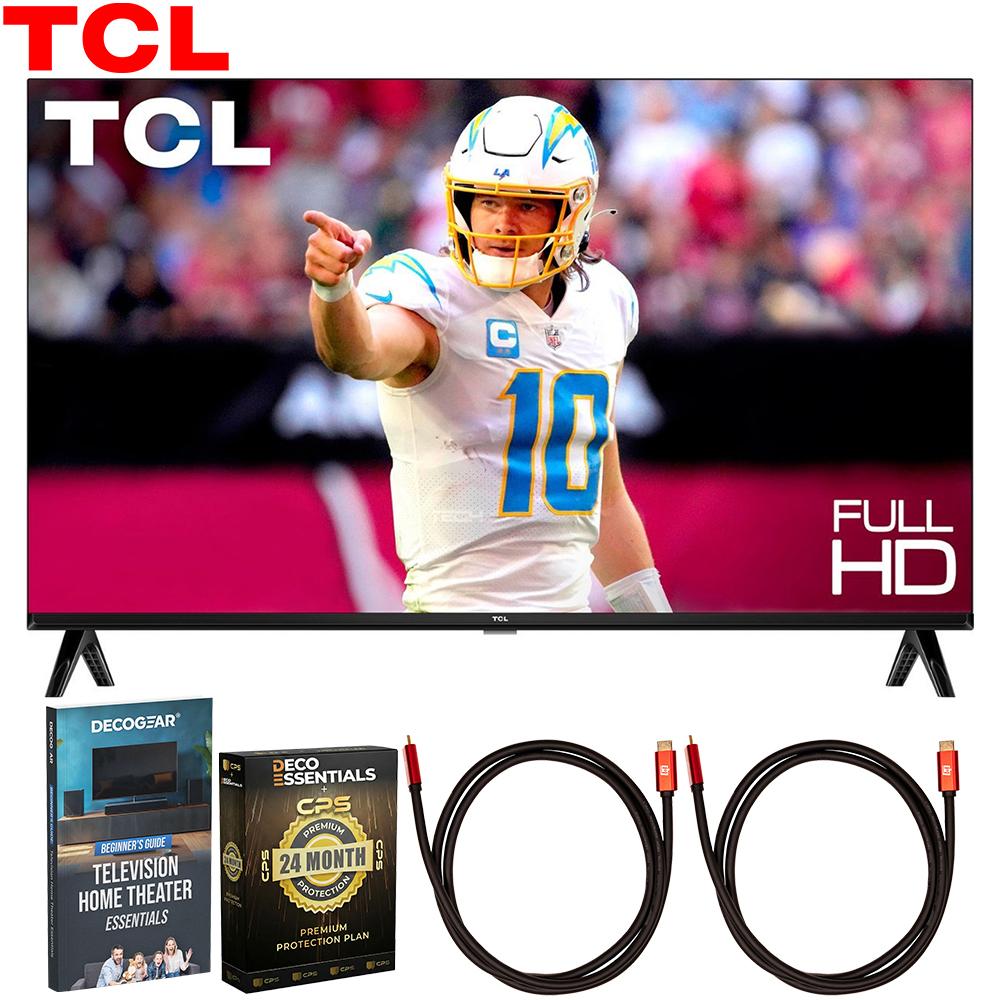 TCL 40" Class S-Class FHD HDR LED Smart Google TV with 2 Year Protection Bundle
