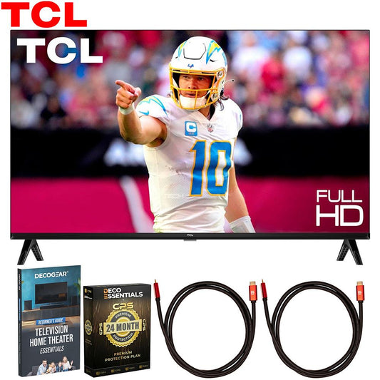 TCL 40" Class S-Class FHD HDR LED Smart Google TV with 2 Year Protection Bundle