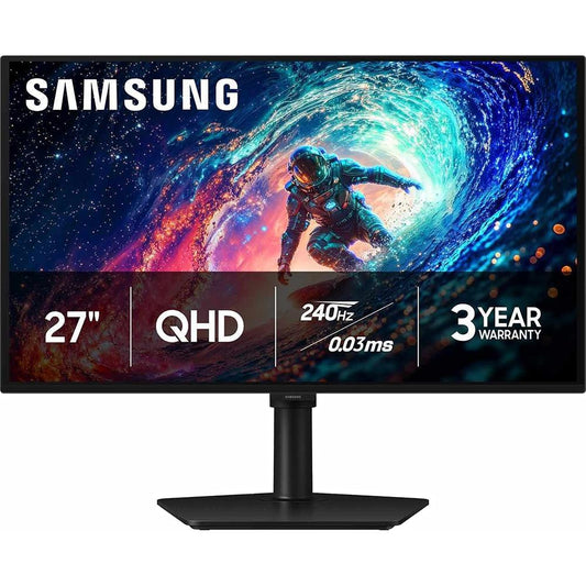 Samsung 27" Odyssey OLED G6 G61SH QHD 240Hz Gaming Monitor, Black (LS27HG612SNXZA)