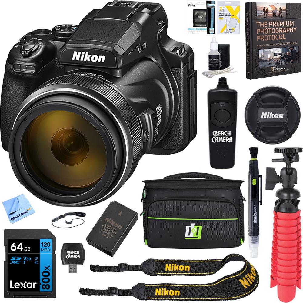 Nikon COOLPIX P1100 125x Super Zoom 3000mm 4K UHD VR Compact Camera & More