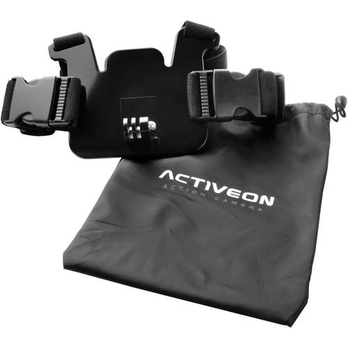 Activeon AM01A Fully Adjustable Chest Strap for Action Camera - Black