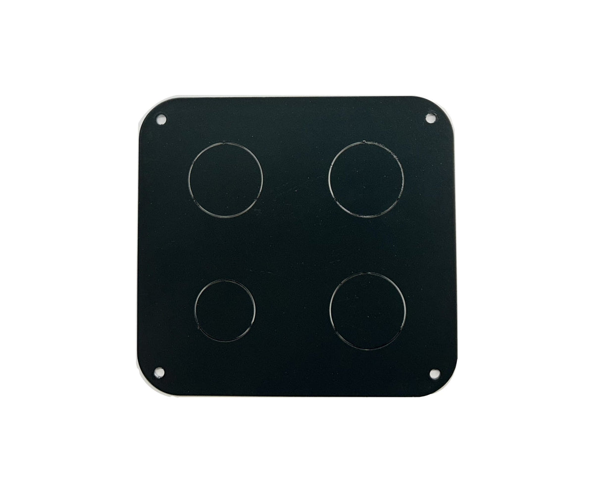IP54 Rated 4-circular Cutout and 4 Mounting Hole Electrical Access