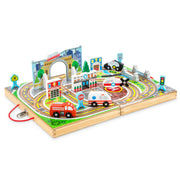 Melissa and Doug Take-Along Town Playset (18 Pieces)