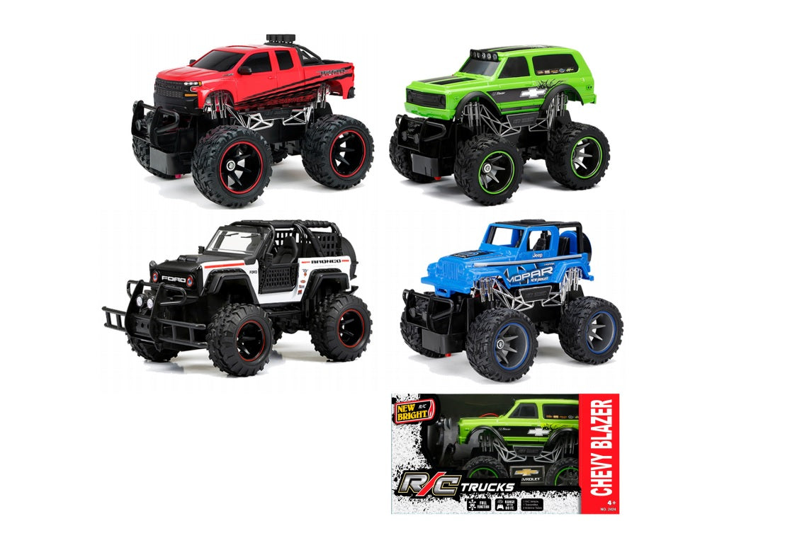 New Bright RC Trucks 1:24 Scale Remote Control Truck - Assorted