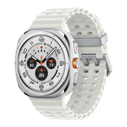 Samsung Galaxy Ultra Watch Titanium Case Smartwatch with White Band - LTE (2024)