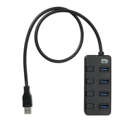 Adesso AUH-3040 4-Port USB Hub - Black