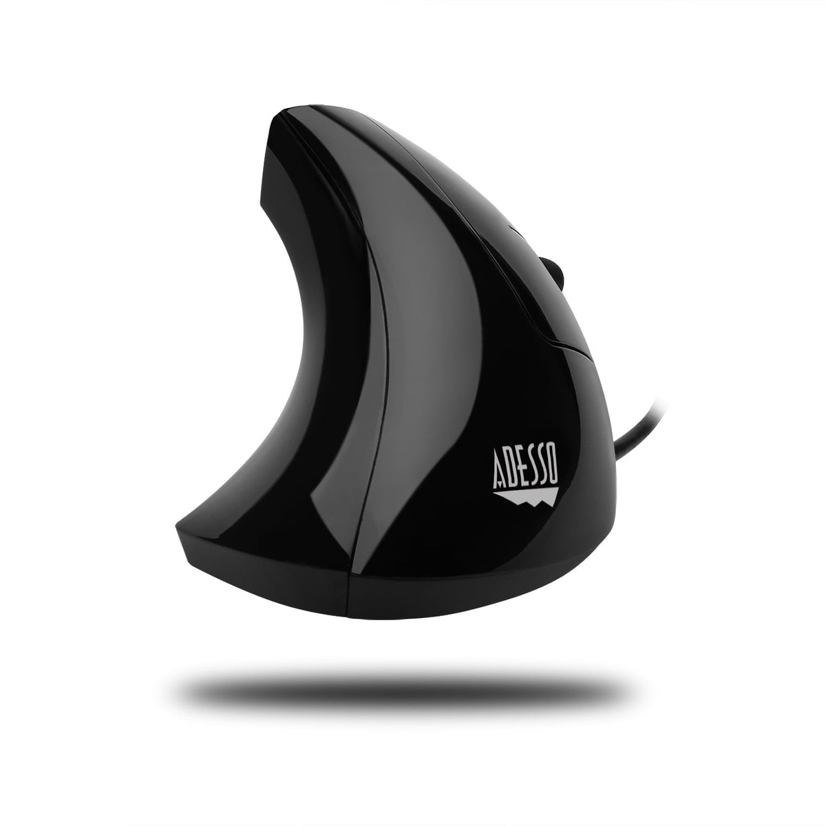 Adesso iMouse E1 Vertical Ergonomic Illuminated Mouse - Black