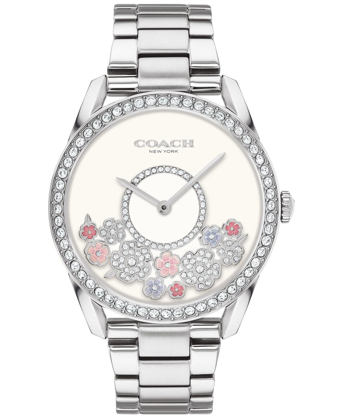 Coach Preston Crystal Stainless Steel Watch 36mm