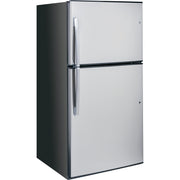 GE 33-inch, 21.2 cu. ft. Top Freezer Refrigerator with Ice Maker GIE21GSHSS