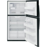 GE 33-inch, 21.2 cu. ft. Top Freezer Refrigerator with Ice Maker GIE21GTHBB