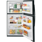 GE 33-inch, 21.2 cu. ft. Top Freezer Refrigerator with Ice Maker GIE21GTHBB