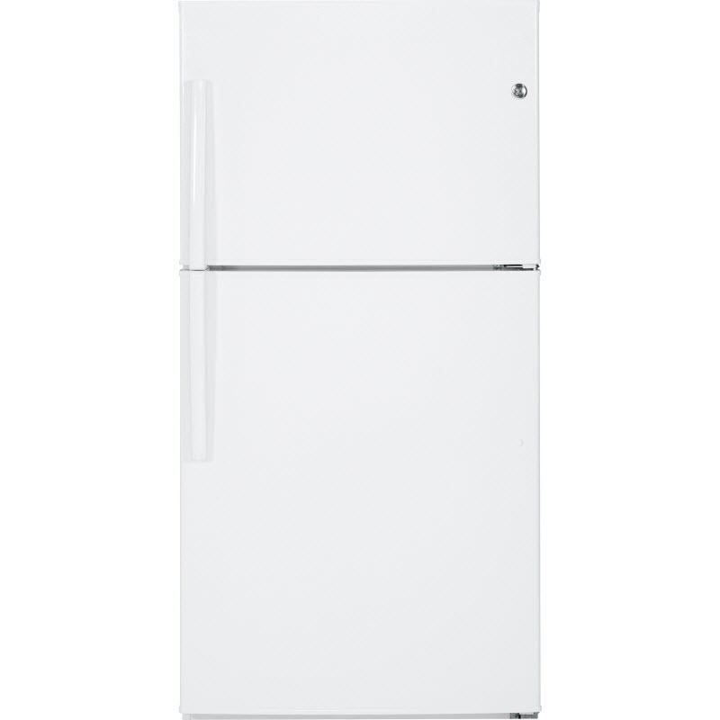 GE 33-inch, 21.2 cu. ft. Top Freezer Refrigerator with Ice Maker GIE21GTHWW