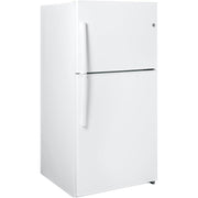 GE 33-inch, 21.2 cu. ft. Top Freezer Refrigerator with Ice Maker GIE21GTHWW