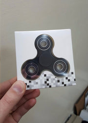 General Brand Fidget Spinner 3-Edge Tri-Spinner Hand Toy - Black
