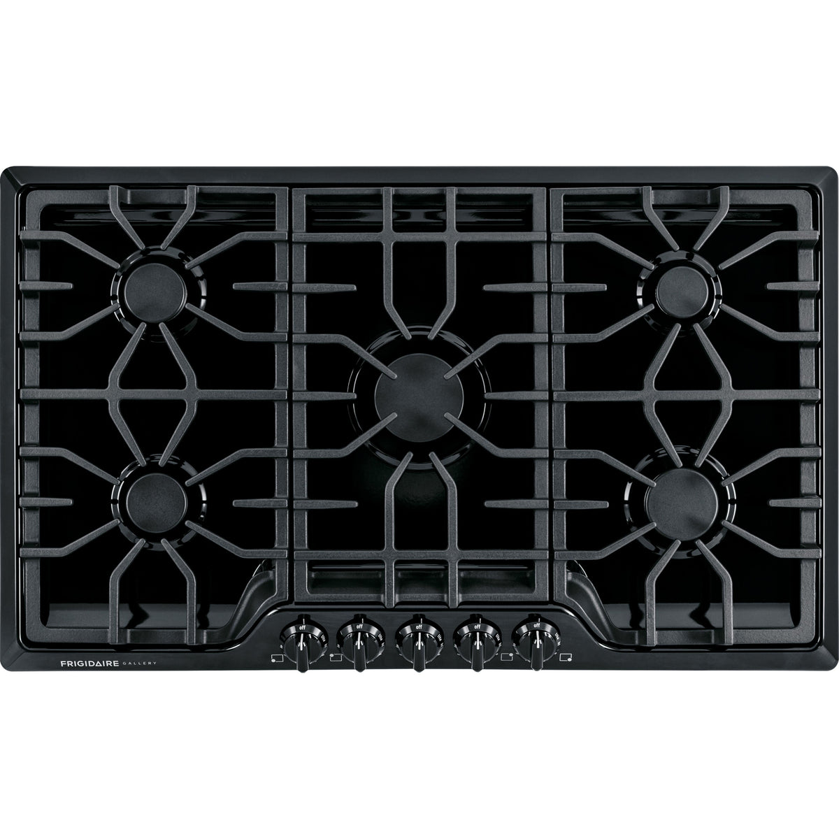Frigidaire Gallery 36-inch Built-In Gas Cooktop FGGC3645QB