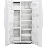GE 36-inch, 21.9 cu. ft. Counter-Depth Side-by-Side Refrigerator with Ice and Water GZS22DGJWW