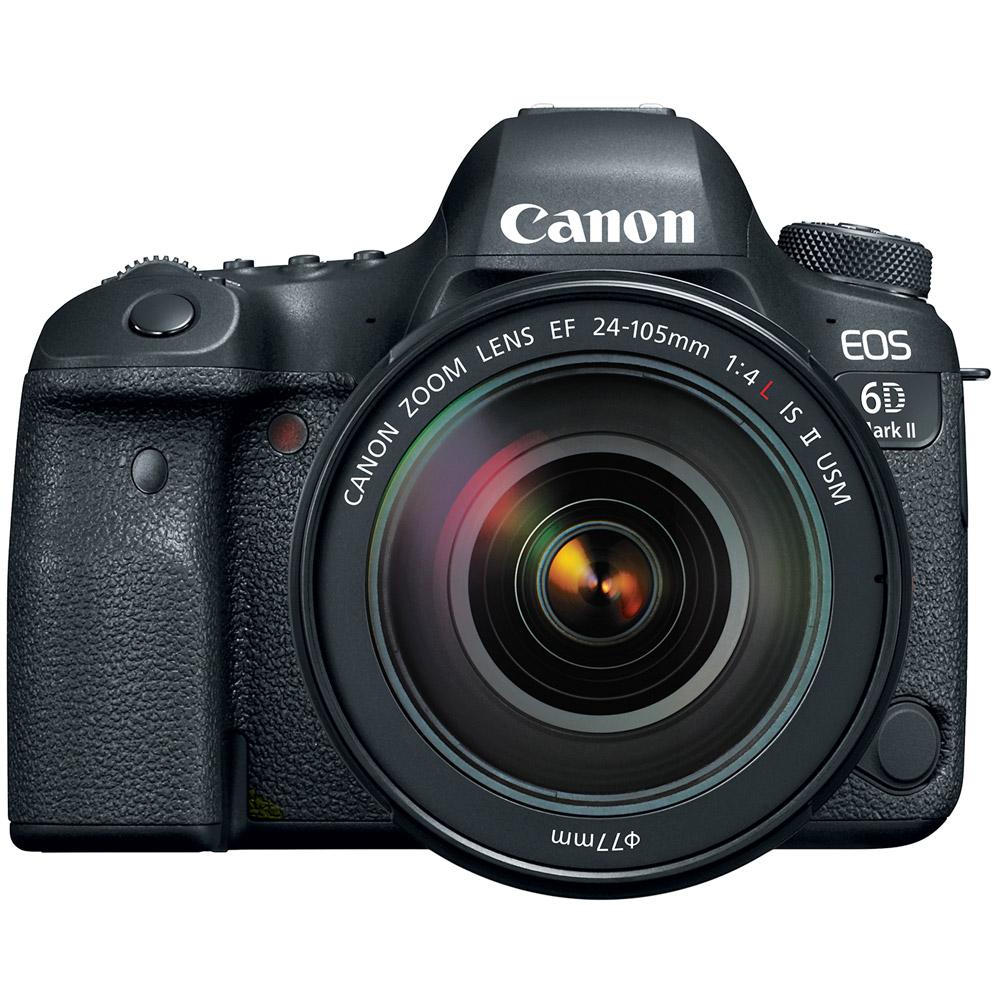 Canon EOS 6D Mark II 26.2MP Full-Frame Digital SLR Camera with 24-105mm IS II USM Lens