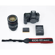 Canon EOS 6D Mark II 26.2MP Full-Frame Digital SLR Camera with 24-105mm IS II USM Lens