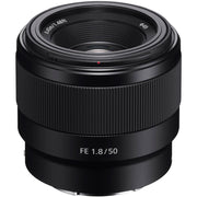 Sony FE 50mm F1.8 Full-frame Prime E-Mount Lens + 64GB Ultimate Kit