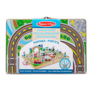 Melissa and Doug Take-Along Town Playset (18 Pieces)