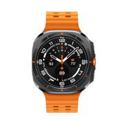 Samsung Galaxy Ultra Watch Titanium Case Smartwatch with Orange Band - LTE (2024)