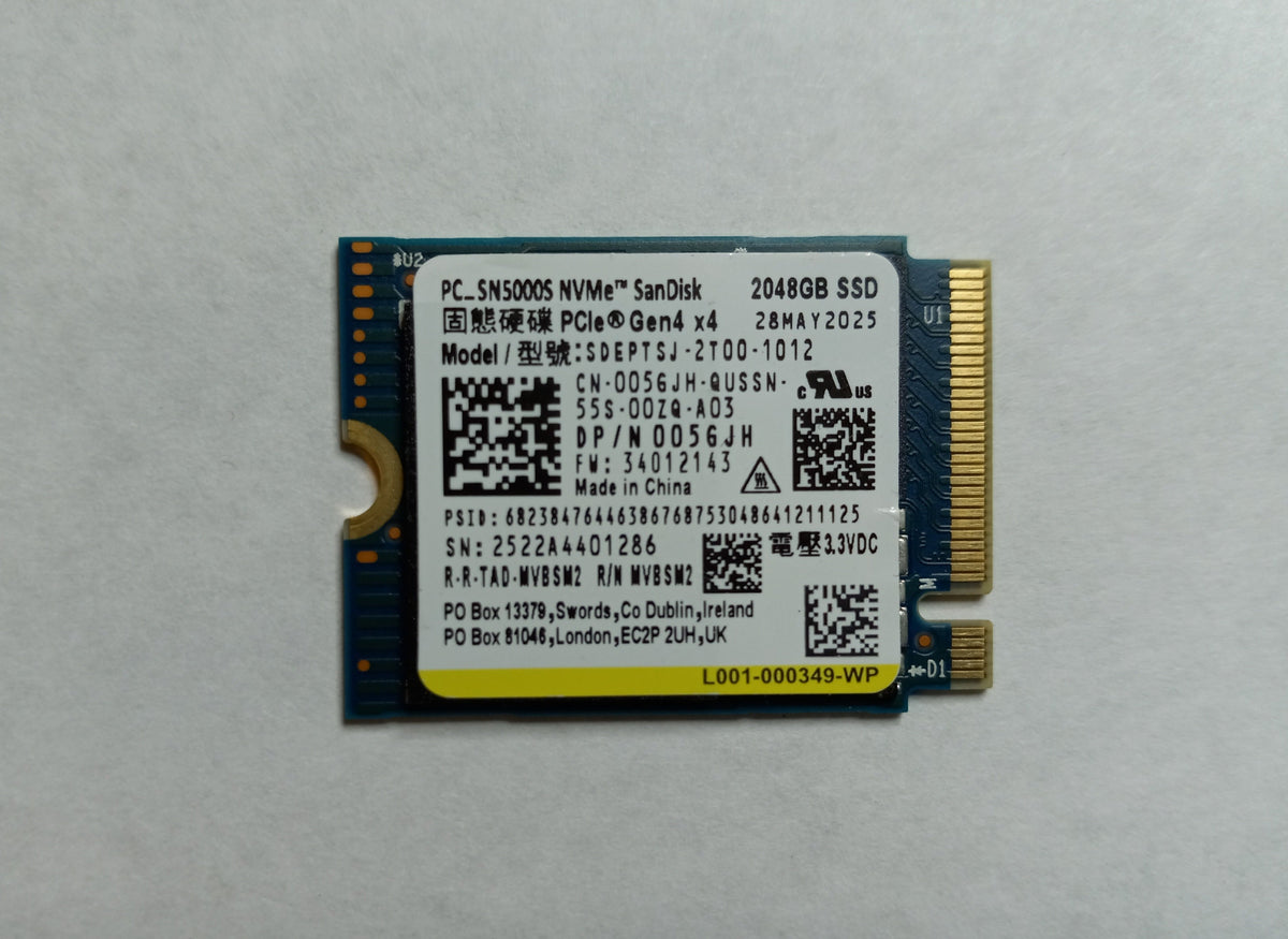 Dell 056JH PC SN5000S Series 2 TB Solid State Drive