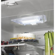 GE 33-inch, 24.8 cu. ft. French 3-Door Refrigerator with Ice and Water GNE25JGKWW