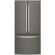 GE 33-inch, 24.8 cu. ft. French 3-Door Refrigerator with Internal Water Dispenser GNE25JMKES