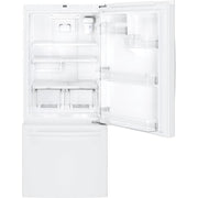GE 30-inch, 20.9 cu. ft. Bottom Freezer Refrigerator GDE21EGKWW