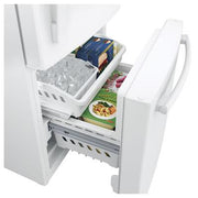 GE 30-inch, 20.9 cu. ft. Bottom Freezer Refrigerator GDE21EGKWW