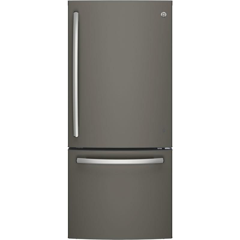 GE 30-inch, 20.9 cu. ft. Bottom Freezer Refrigerator GDE21EMKES