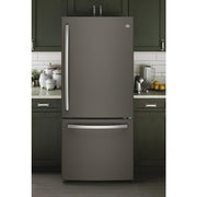 GE 30-inch, 20.9 cu. ft. Bottom Freezer Refrigerator GDE21EMKES