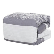 ESCA Levora King Size Comforter Set (7- Piece) - Gray