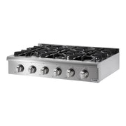 Thor Kitchen 36-inch Gas Rangetop HRT3618U