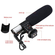 Deco Gear Universal Mini Condenser Shotgun Microphone for Digital Cameras and Camcorders