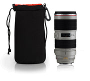 Deco Photo Large Neoprene Lens Bag Protective Sleeve Water & Scratch Resistant Pouch Case