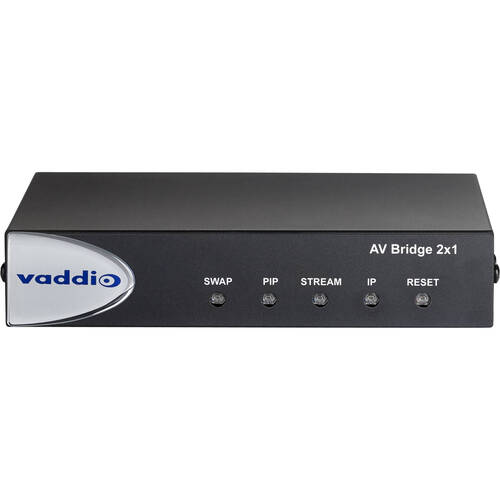 Vaddio 999-8250-000 Dual-HDMI Input Rackmountable AV Bridge