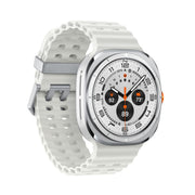 Samsung Galaxy Ultra Watch Titanium Case Smartwatch with White Band - LTE (2024)