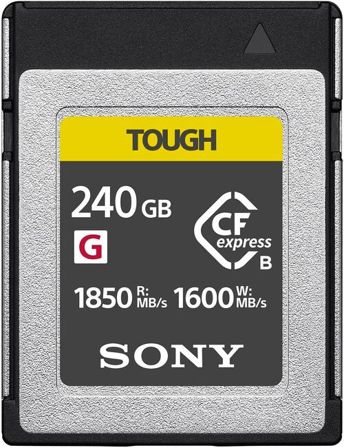 Sony G-Series CEB-G240T 240 GB CFexpress Type B Flash Memory Card