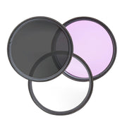 Deco Gear 58mm 3 Piece Pro Level Lens Filter Kit - UV, FLD, Polarizer - FK58MM
