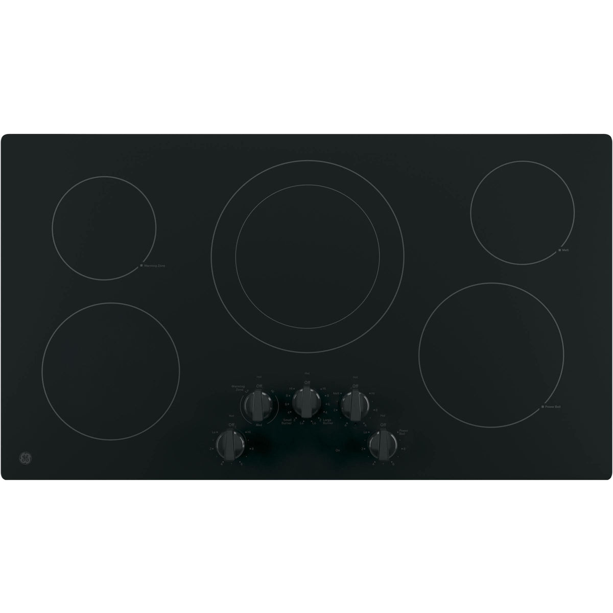 GE 36-inch Built-In Electric Cooktop JP3036DLBB