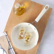Martha Stewart 142703 Heathland 8" Fry Pan Cookware - Linen White