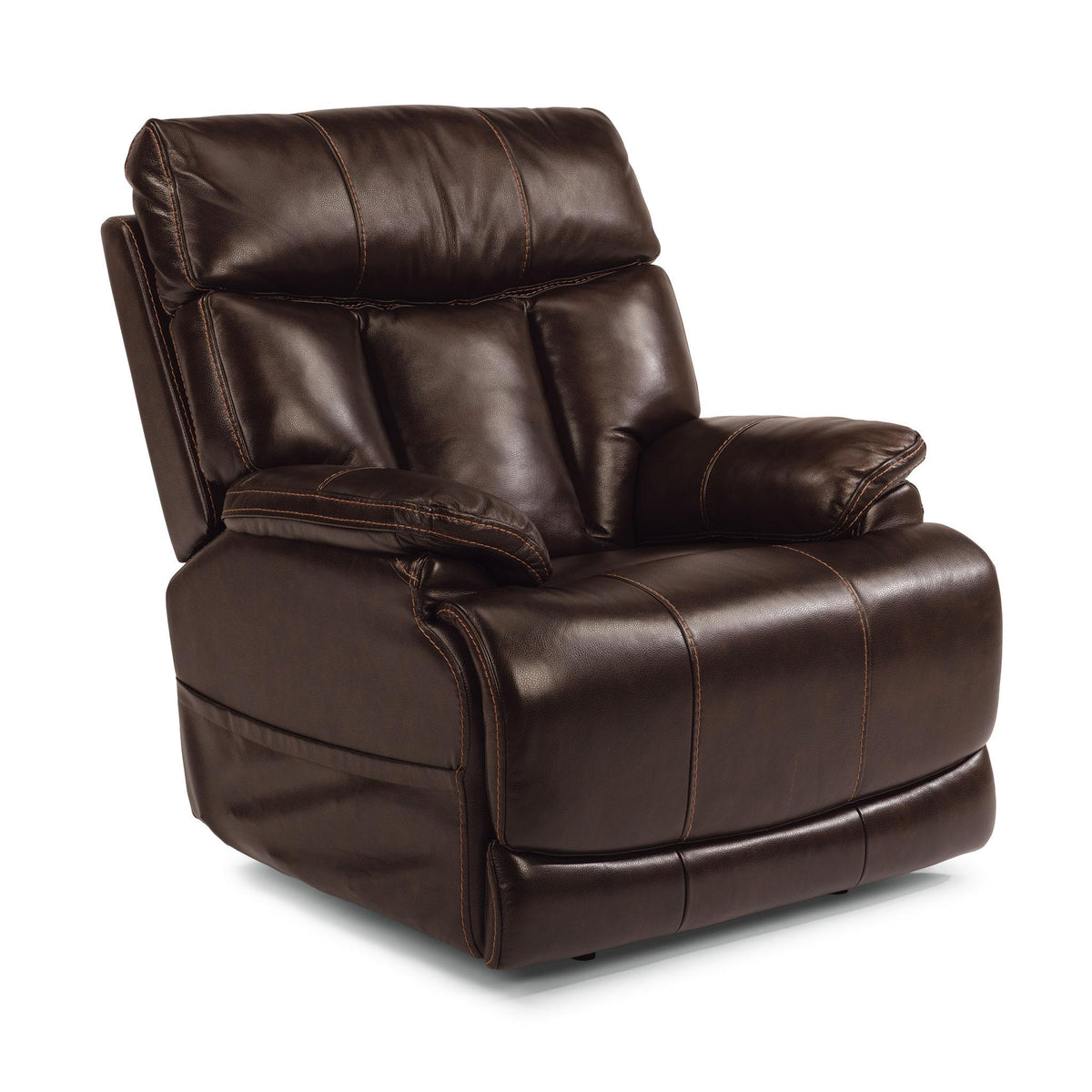 Flexsteel Clive Power Leather Match Recliner 1595-50PH-375-70